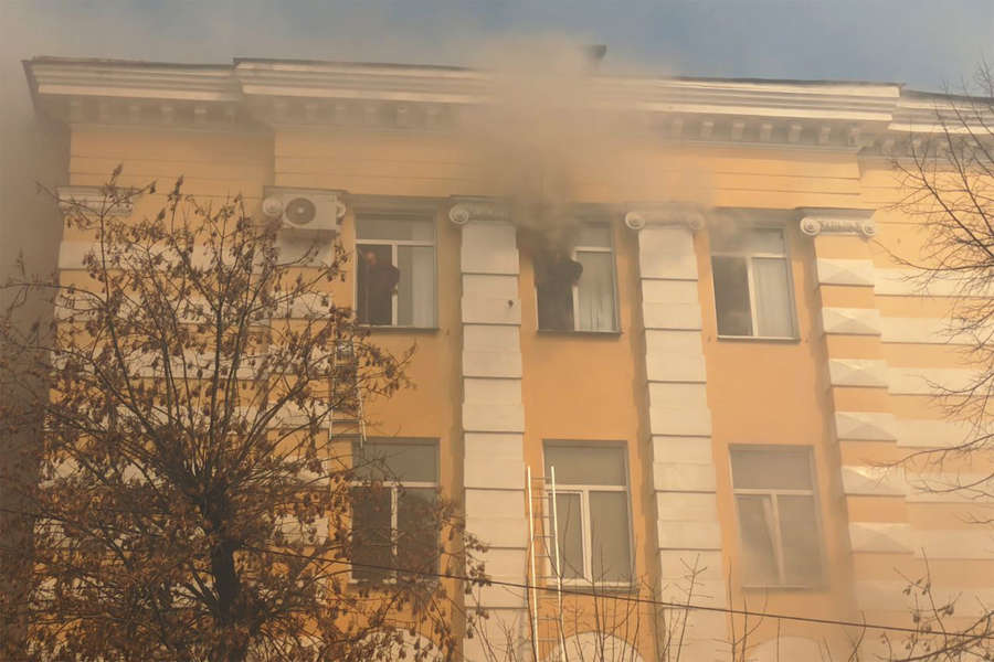 Пожар в&nbsp;здании Центрального научно-исследовательского института войск Воздушно-космической обороны в&nbsp;Твери, 21&nbsp;апреля 2022&nbsp;года