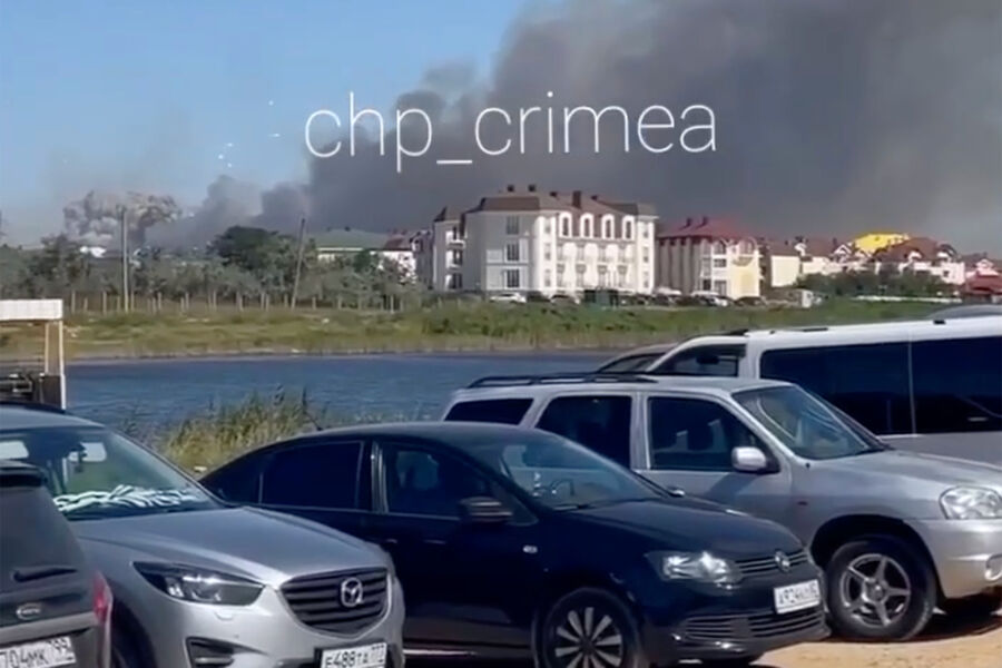 Взрывы в&nbsp;районе поселка Новофедоровка в&nbsp;Крыму, 9&nbsp;августа 2022&nbsp;года