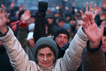 Участники протестной акции в Минске, 17 февраля 2017 года
