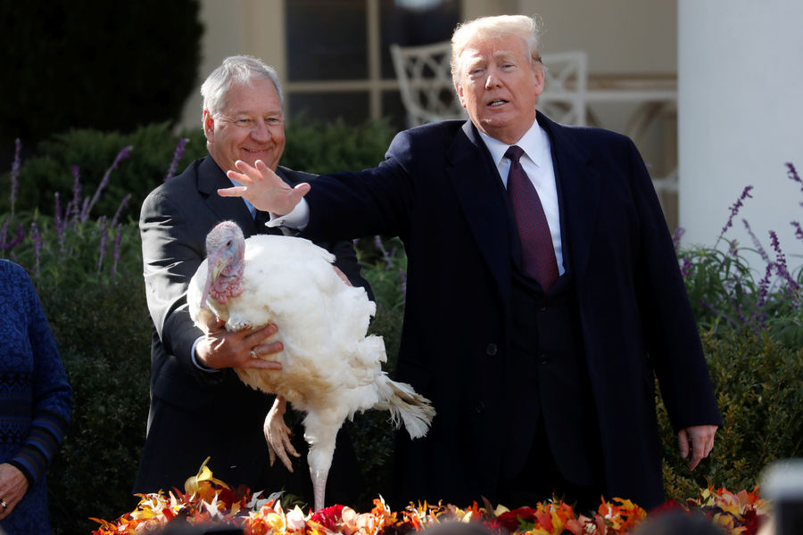 Дональд Трамп на&nbsp;церемонии помилования, 2018&nbsp;год