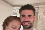 Актриса Линдси Лохан с мужем Бадером Шаммасом, июль 2022 года