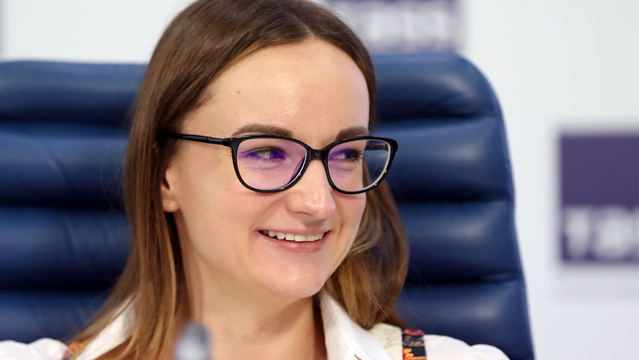 Сопредседатель движения &laquo;Россия выбирает&raquo; Елена Бабченкова во время пресс-конференции, посвященной старту Всероссийской акции &laquo;Экспедиция НОМ&raquo; (Национального общественного мониторинга) в&nbsp;Москве, 1 февраля 2018 года