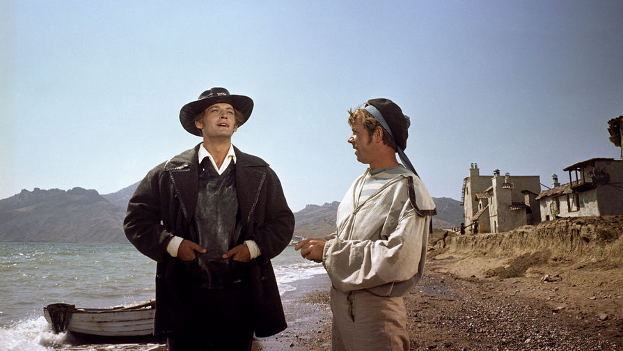 Василий Лановой и Олег Анофриев в&nbsp;фильме &laquo;Алые паруса&raquo;, 1961&nbsp;год