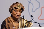 Президент Либерии Эллен Джонсон-Серлиф