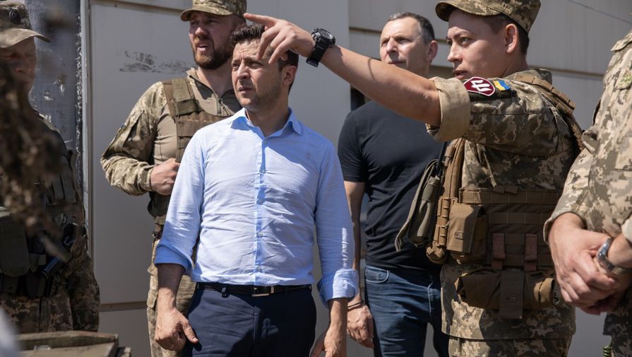 Президент Украины во время посещения Донбасса, 27 мая 2019 года