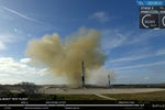 Во время запуска ракеты-носителя Falcon Heavy компании Илона Маска SpaceX с мыса Канаверал во Флориде, 6 февраля 2018 года