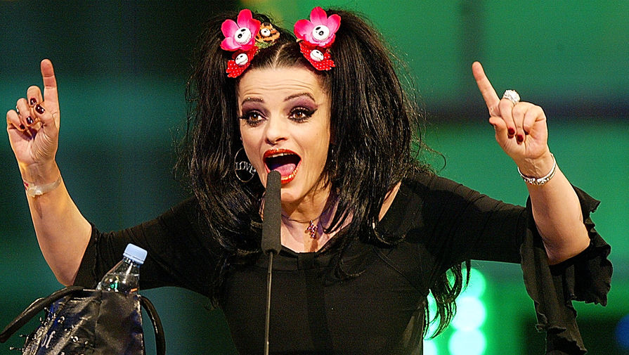 Нина Хаген во время на&nbsp;концерте Eins Live Krone, 2004 год