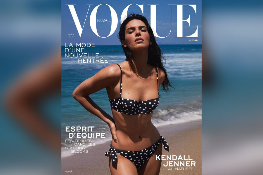Кендалл Дженнер на&nbsp;обложке французского журнала Vogue, 2024&nbsp;год 