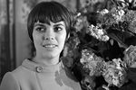 Мирей Матье после первого концерта в Москве, 1967 год