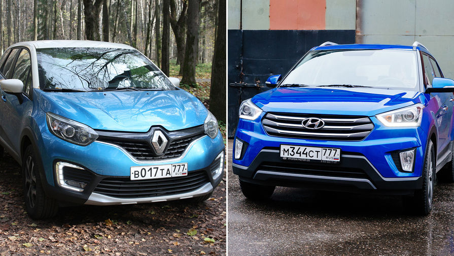 Renault Captur и Hyundai Creta