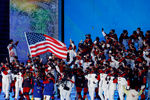 Сборная США на&nbsp;церемонии открытия Олимпийских игр на&nbsp;Национальном стадионе &laquo;Птичье гнездо&raquo; в&nbsp;Пекине, 4&nbsp;февраля 2022&nbsp;года