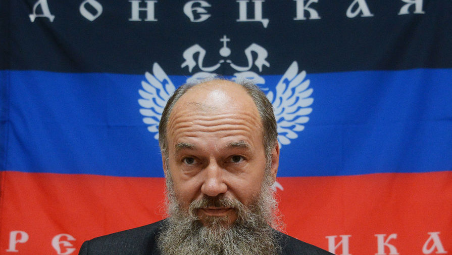 Замглавы президиума верховного совета самопровозглашенной Донецкой народной республики Владимир Макович во время обращения к&nbsp;Ринату Ахметову, май 2014&nbsp;года