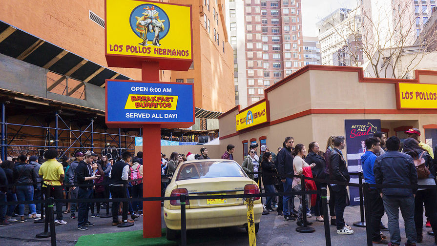 Ресторан Los Pollos Hermanos в Нью-Йорке, 10 апреля 2017 года
