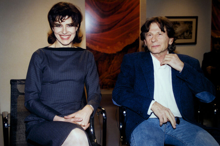Актриса Фанни Ардан и кинорежиссер Роман Полански, 1996&nbsp;год