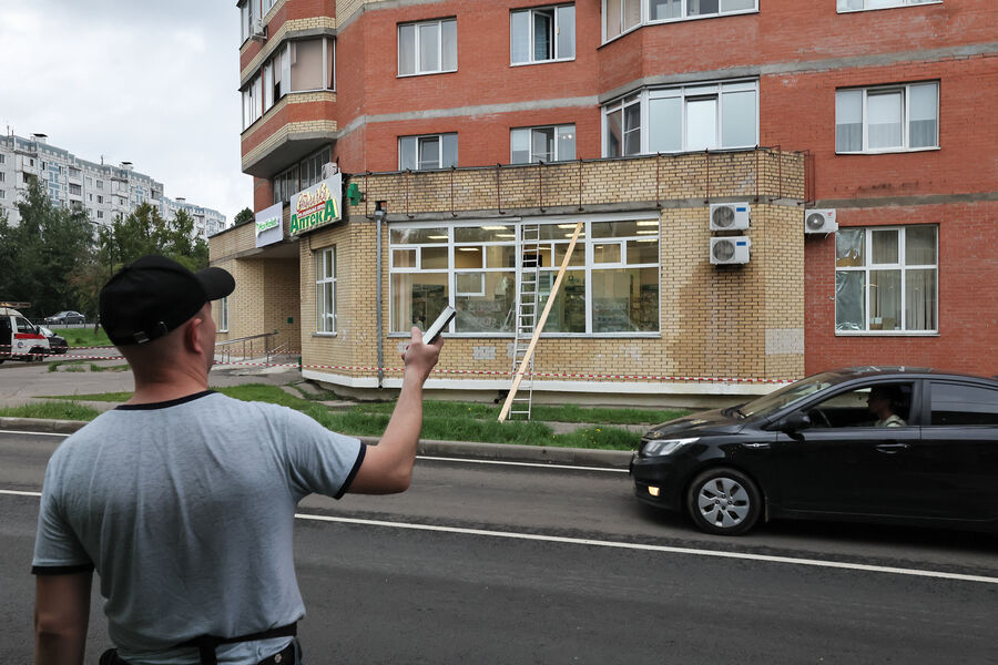 Окна, выбитые в&nbsp;результате взрыва на&nbsp;территории Загорского оптико-механического завода в&nbsp;Сергиевом Посаде, 9&nbsp;августа 2023&nbsp;года