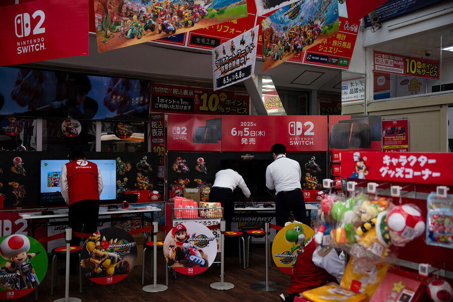 Во время старта продаж игровой консоли Nintendo Switch 2&nbsp;в&nbsp;Токио