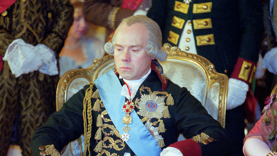 На съемках фильма «Бедный, бедный Павел» Виталия Мельникова, 2002 год