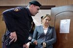 Бывшая глава департамента имущественных отношений Министерства обороны России Евгения Васильева в Пресненском суде Москвы. Пресненский суд Москвы в пятницу назначил фигурантке дела о коррупции в Минобороны РФ Евгении Васильевой пять лет реального заключения