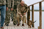 Владимир Путин на озере Тере-Холь, 2007 год