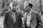 Миа Фэрроу и Вуди Аллен в картине «Зелиг» (1983)