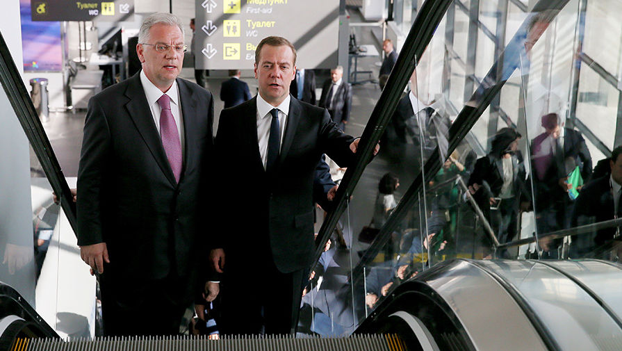 Дмитрий Медведев в&nbsp;международном аэропорту Жуковский