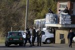 Украинские военные под Славянском