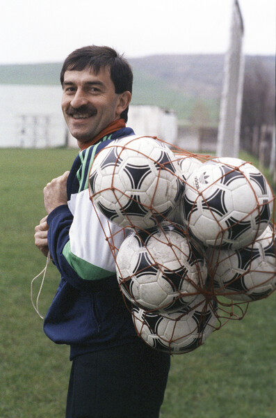 Игрок сборной команды СССР по&nbsp;футболу Станислав Черчесов, 1991&nbsp;год