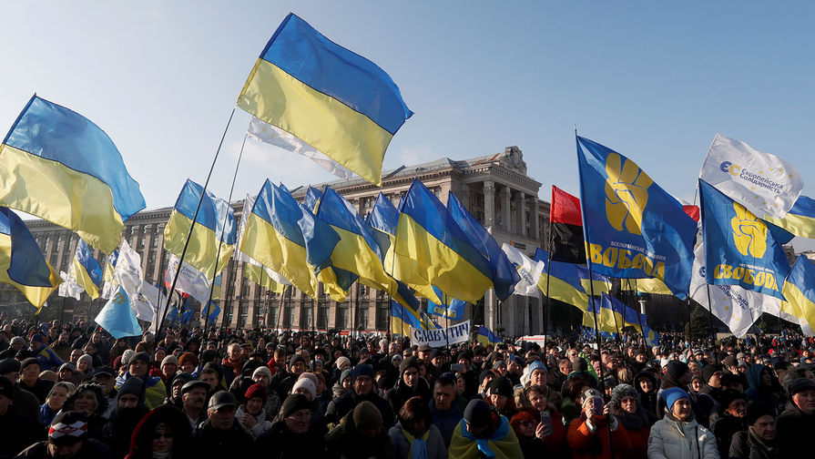 Акция протеста оппозиции в Киеве