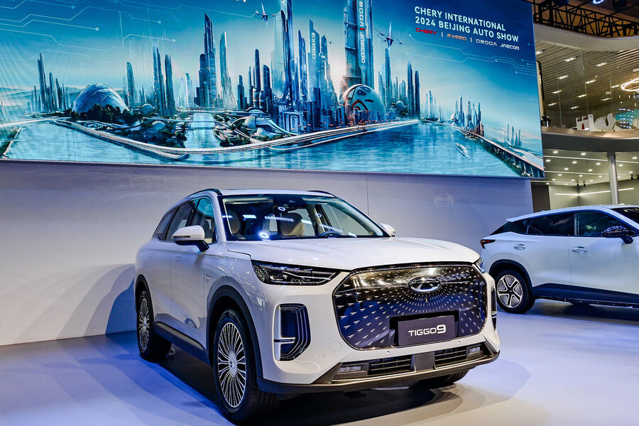 Chery Tiggo 9&nbsp;на&nbsp;международном автосалоне Auto China 2024&nbsp;в&nbsp;Пекине