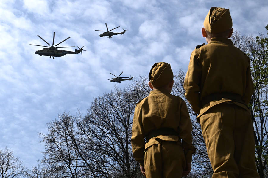 Генеральная репетиция военного парада, посвященного 77-й годовщине Победы в&nbsp;Великой Отечественной войне, Москва, 7&nbsp;мая 2022&nbsp;года
