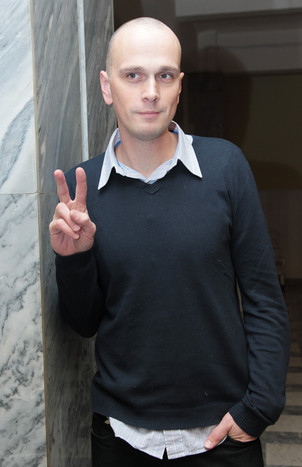 Режиссер Сергей Лобан перед церемонией награждения лауреатов премии «Золотой орел» в Москве. «Шапито-шоу», можно сказать, осталось без наград: «Золотого орла» картина получила лишь в одной номинации – «лучший звук» (Анатолий Брандорф).
