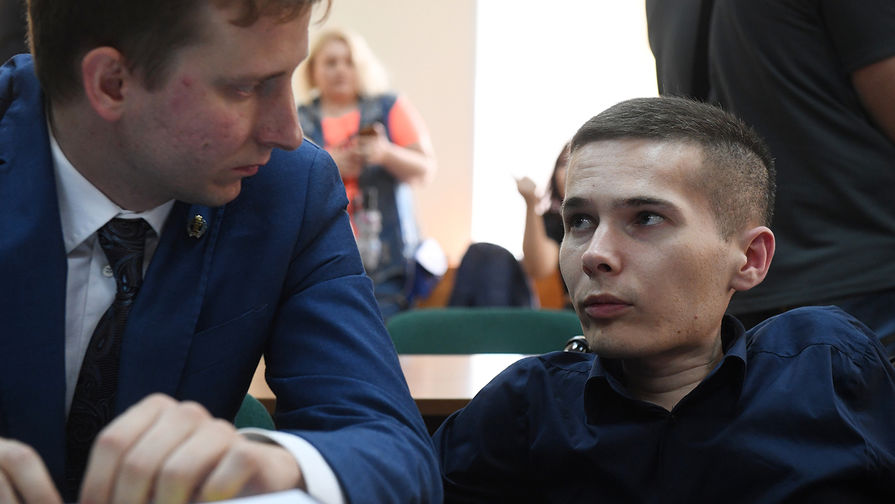 Инвалид-колясочник Антон Мамаев во время слушания по&nbsp;проверке законности приговора в&nbsp;Мосгорсуде, 3&nbsp;августа 2017&nbsp;года