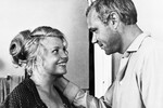 Актеры Татьяна Доронина и Леонид Неведомский в фильме «Мачеха», 1973 год