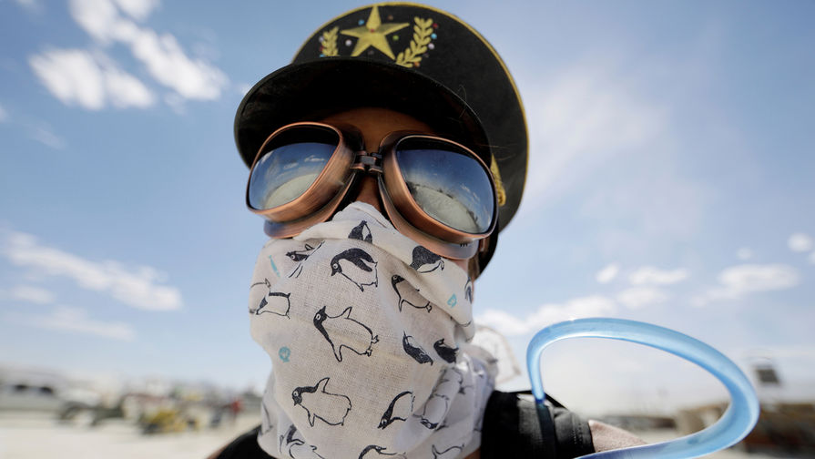 Ежегодный фестиваль Burning Man в пустыне Блэк-Рок