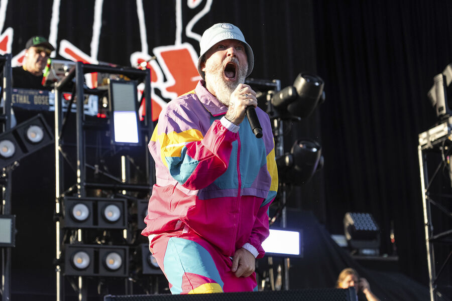 Солист группы Limp Bizkit Фред Дерст во время выступления на&nbsp;фестивале искусства и музыки Sonic Temple на&nbsp;стадионе Historic Crew в&nbsp;Колумбусе, штат Огайо, 19&nbsp;мая 2024&nbsp;года