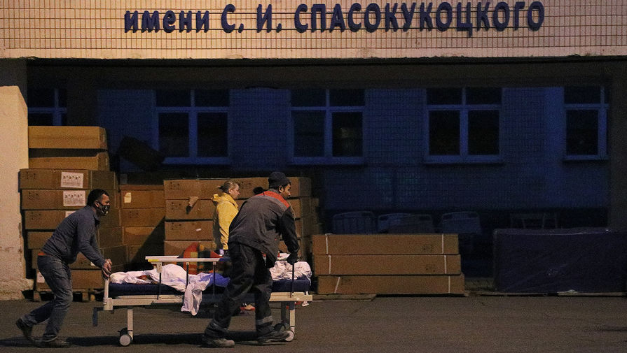 Эвакуация пациентов Городской клинической больнице имени С. И. Спасокукоцкого в&nbsp;Москве, 9 мая 2020 года