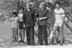 Реза Пехлеви с семьей во время отдыха на Багамских Островах, март 1979 года