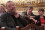 Павел Лунгин перед премьерой фильма Валерия Тодоровского «Большой» в Большом театре, 17 апреля 2017 года