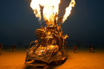 Ежегодный фестиваль Burning Man в пустыне Блэк-Рок