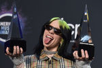 Певица Билли Айлиш на премии American Music Awards, 2019 год