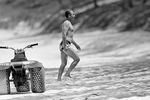 Реза Пехлеви во время отдыха на Багамских Островах, март 1979 года