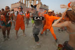 Ежегодный фестиваль Burning Man в пустыне Блэк-Рок