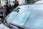 На церемонии прощания с певцом Вилли Токаревым в Москве, 9 августа 2019 года