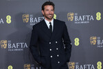 Актер Брэдли Купер на 77-й церемонии вручения премии BAFTA, 18 февраля 2024 года
