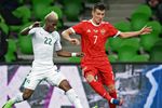 Сборная России уступила команде Кот-д'Ивуара со счетом 2:0.