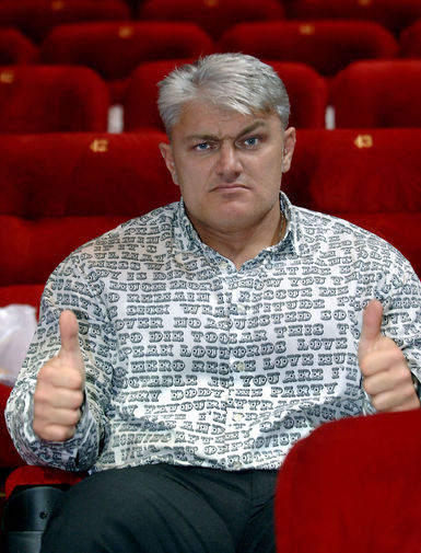2006 год. Владимир Турчинский во время церемонии вручения премии «Кинонаграды MTV России»