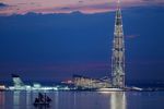 Во время ежегодного праздника выпускников «Алые паруса» в акватории Финского залива в Санкт-Петербурга, 27 июня 2020 года 
