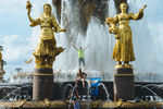 Празднование Дня ВДВ на ВДНХ в Москве