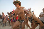 Ежегодный фестиваль Burning Man в пустыне Блэк-Рок