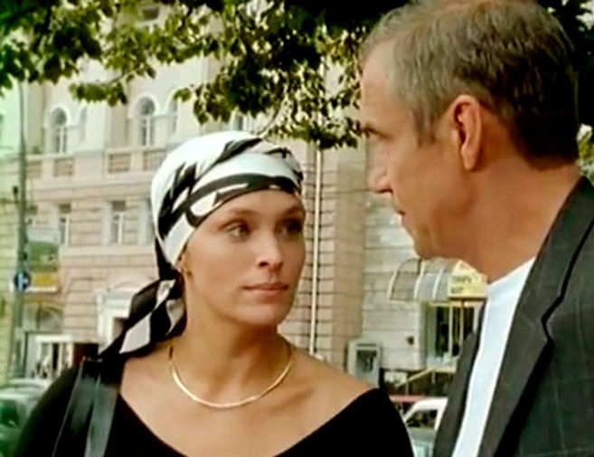 Марина Могилевская и Сергей Гармаш в сериале «Каменская-2» (2002)